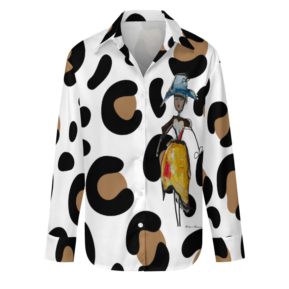 I1030 - Women's Long Sleeve Silk Shirt * Meet the Ladies