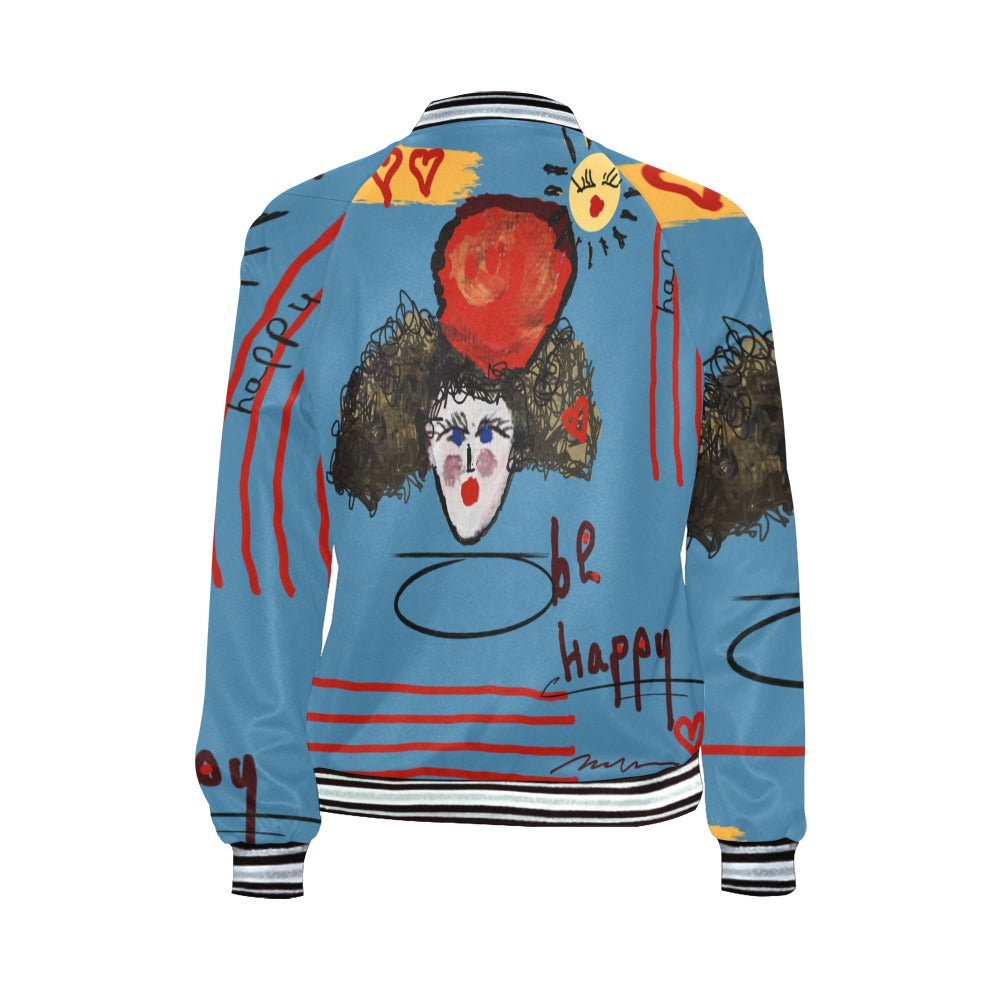 I1005 - Bomber Jacket * Be Your Happy