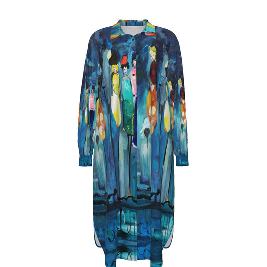 Y2034 - Long Shirt Dress * Fun to Have