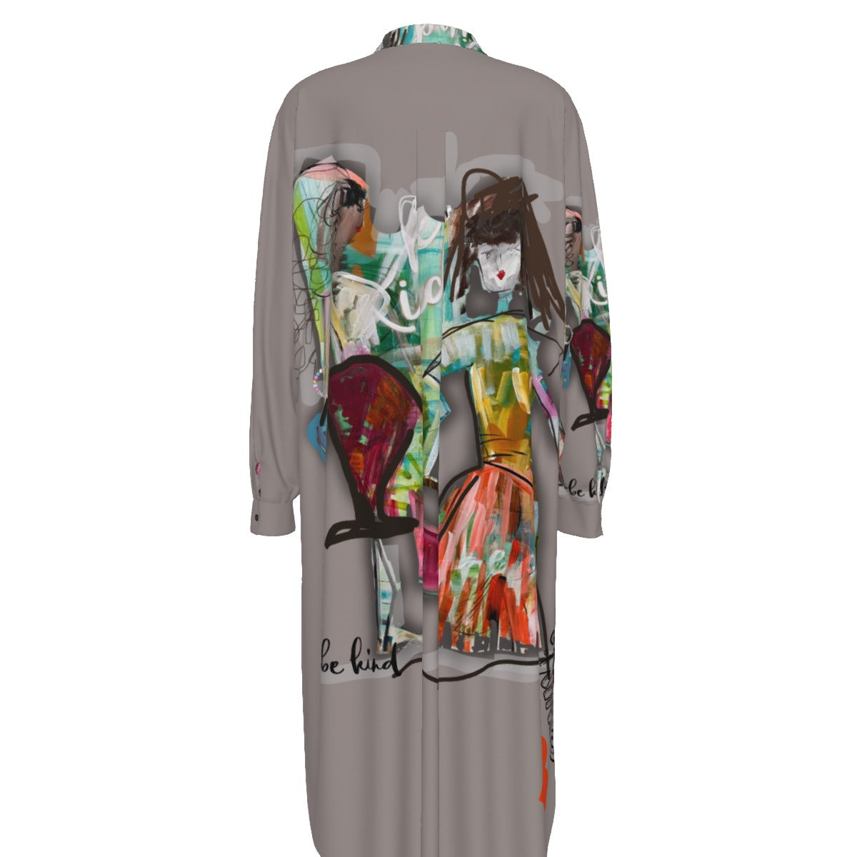 Y2032 - Long Shirt Dress * Be Kind