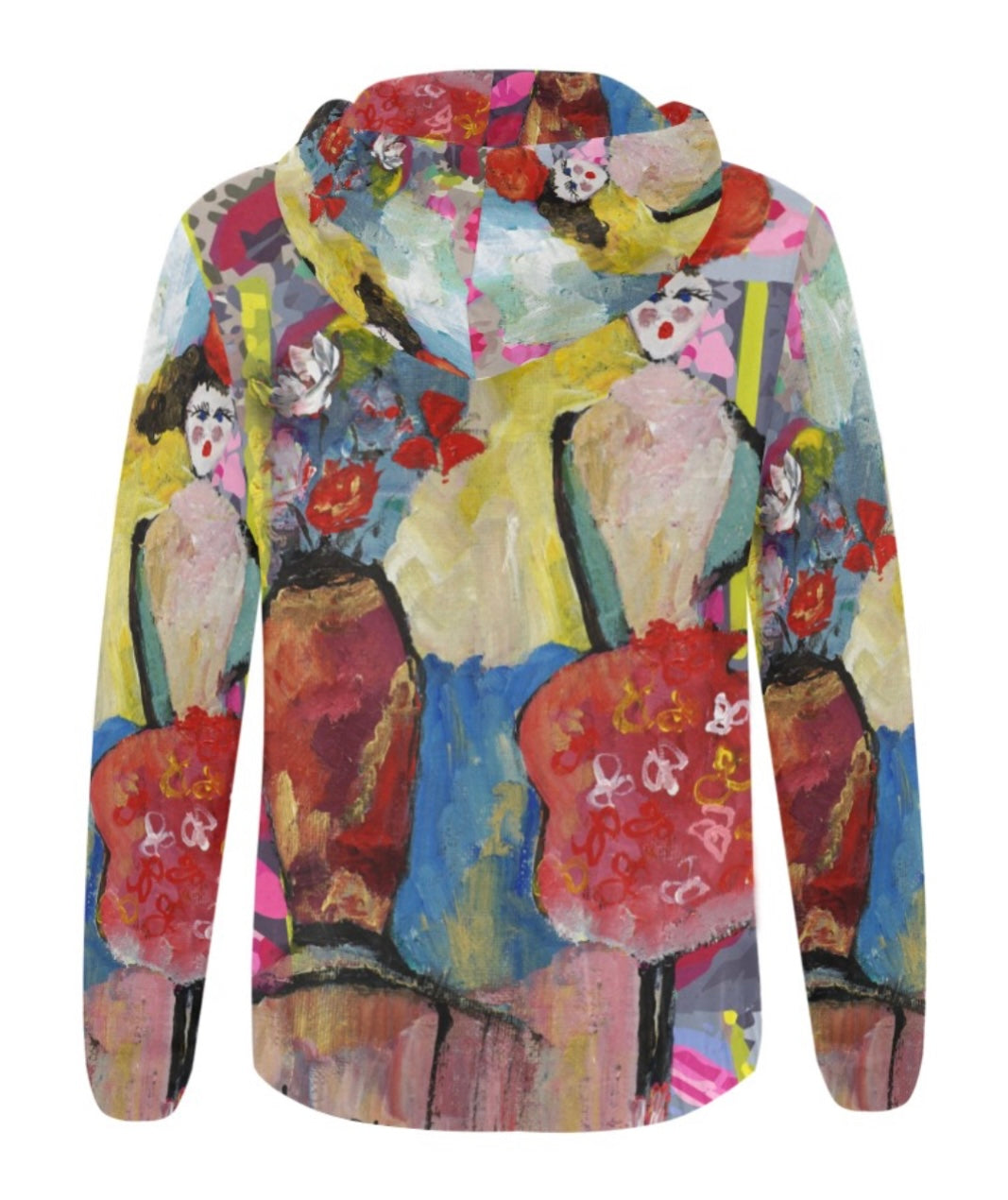 Ix3030 - Women's All Over Print Full Zip Hoodie * Be Your Happy