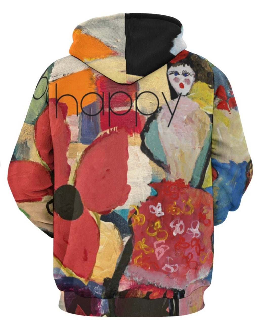 Ix3011 - Full Print Adult Hoodie * Be Your Happy