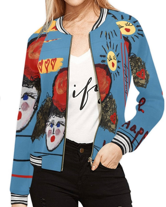 I1005 - Bomber Jacket * Be Your Happy