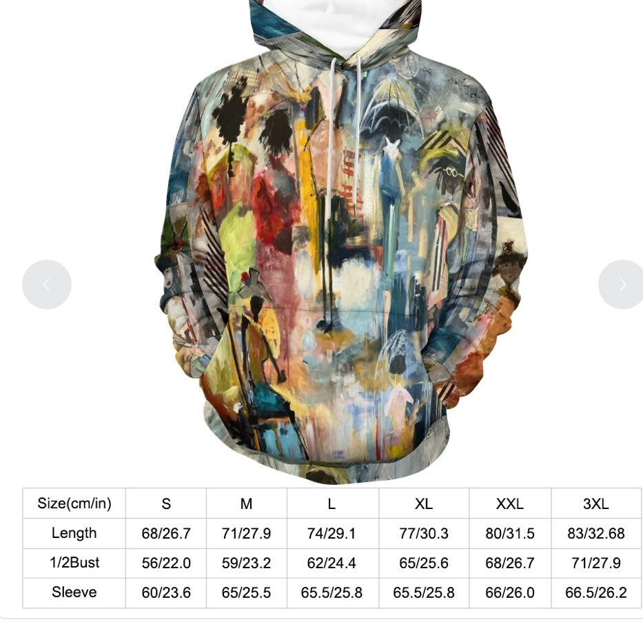 Ix3012 - Full Print Adult Hoodie * I am Ok